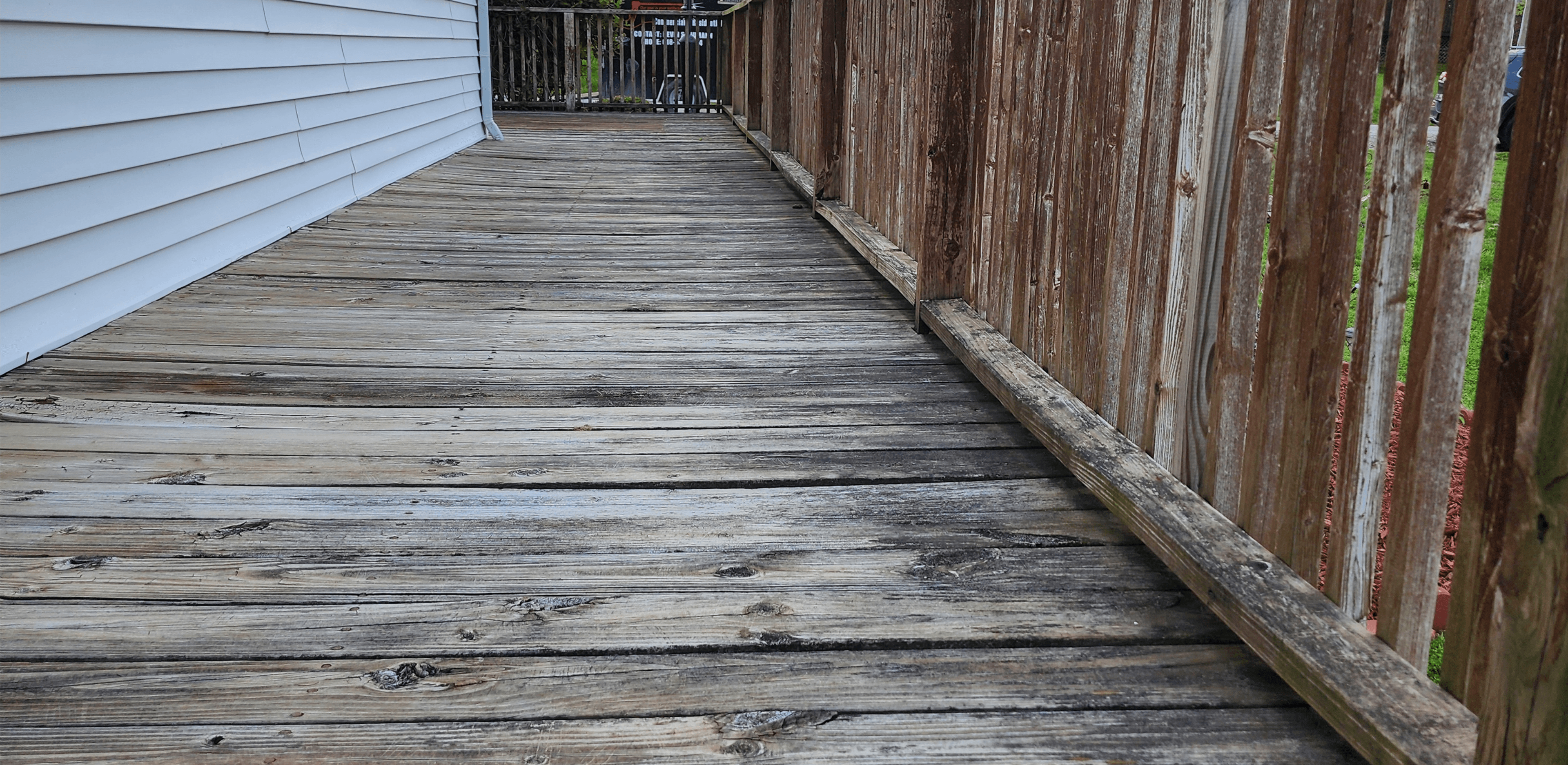 Wooden Walkway Revival - Before