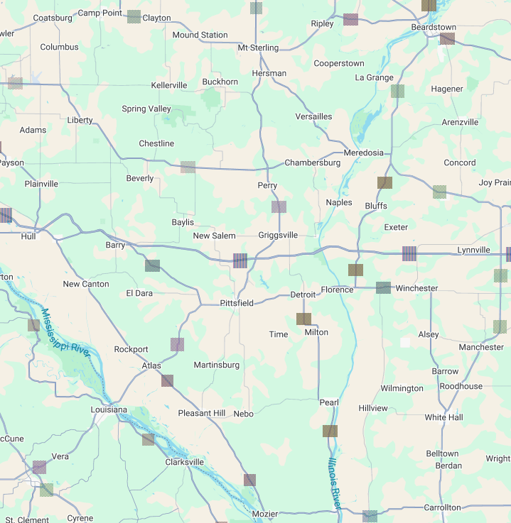 Pike Pressure Washing service area map