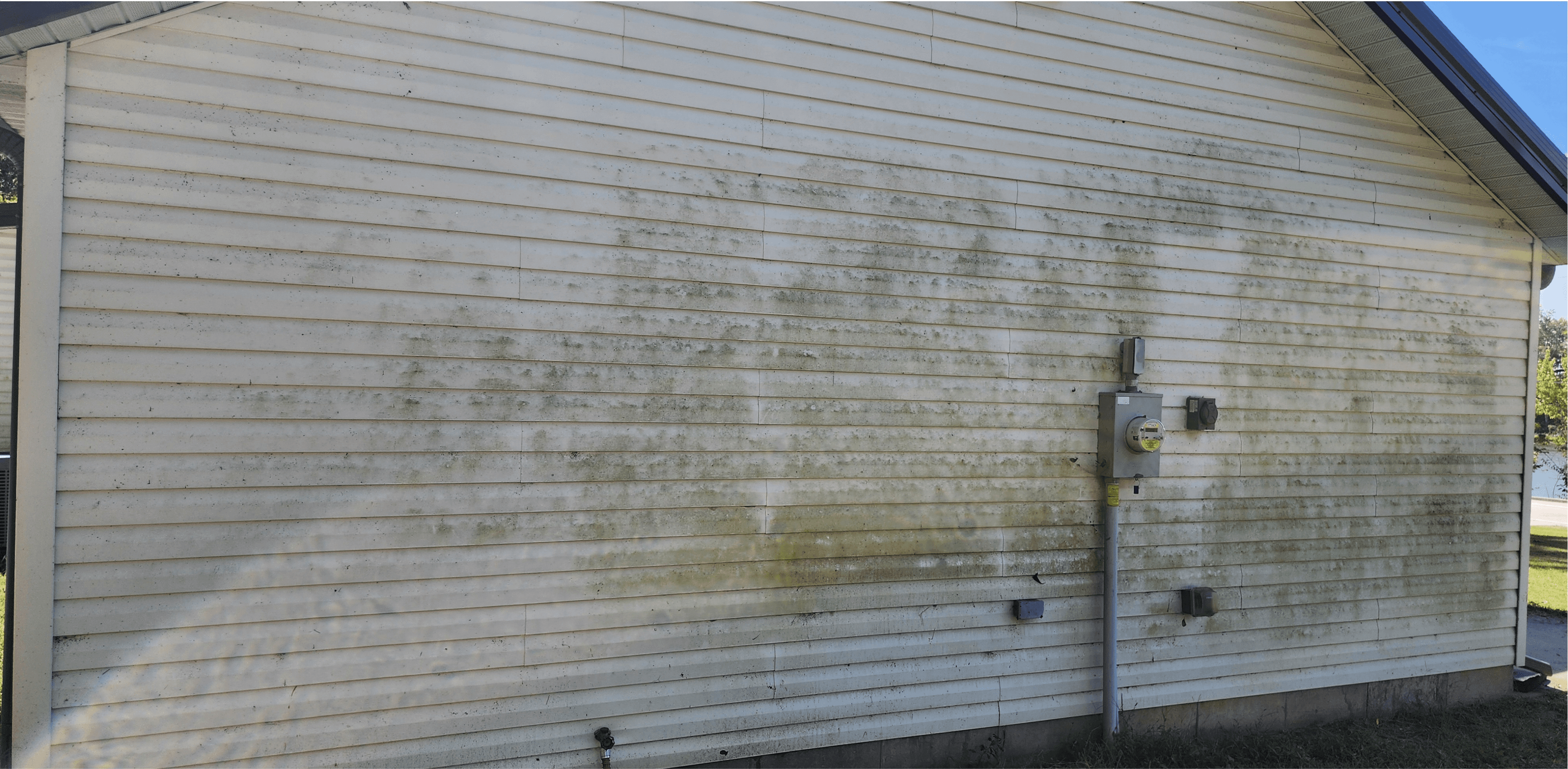 Vinyl Siding Restoration - Before